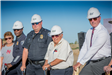 Firestone PD Groundbreaking Ceremony Trustee Heath and participants