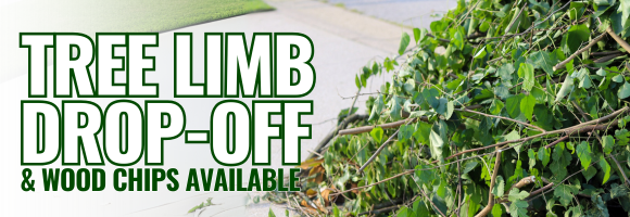 Tree Limb Drop Off website banner